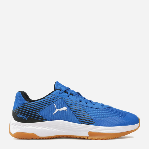 Акція на Чоловічі кросівки для волейболу Puma Varion 10647206 46 (11UK) 30 см Блакитні від Rozetka