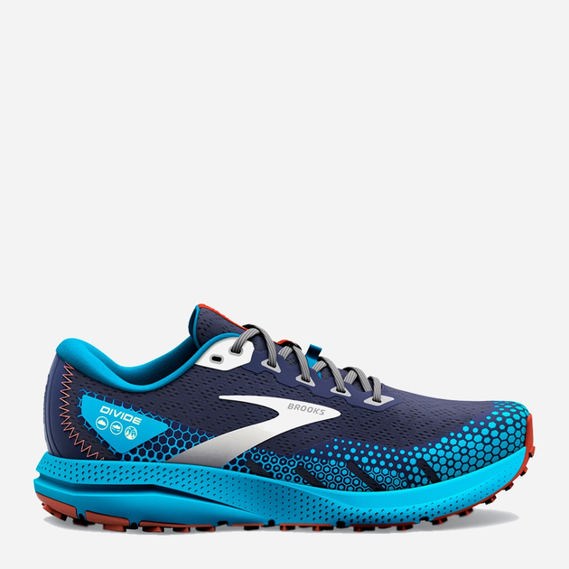 Чоловічі кросівки для бігу Brooks Divide 3 1103811D-490 (10.5US) 44.5 Блакитні (195394230758) - зображення 1