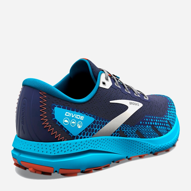 Buty do biegania męskie Brooks Divide 3 1103811D-490 44.5 (10.5US) 28.5 cm Niebieskie (195394230758) - obraz 4