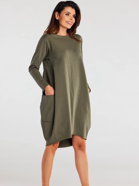 Sukienka tunika damska Infinite You M154 L/XL Khaki (5902360520509) - obraz 3