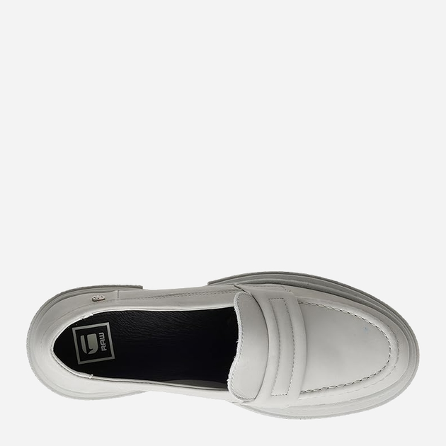 Жіночі лофери G-Star Raw KAFEY PFM LF NUB 2311-021536-0200 37 23.5 см Сірі (8720656555687) - зображення 3