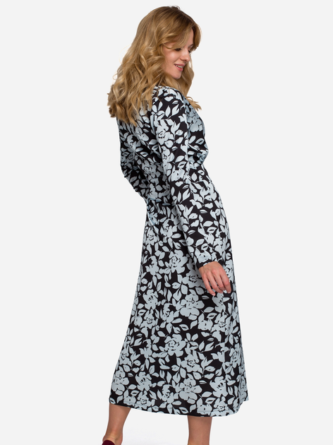 Сукня жіноча Makover K083 XL Чорно-біла (5903068496257) - зображення 2
