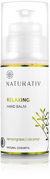 Бальзам для рук Naturativ Relaxing Hand Balm Лимонна трава і Кокос розслабляючий 100 мл (5906729772370) - зображення 1