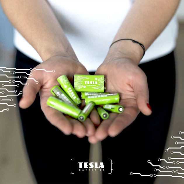 Аккумулятор Tesla 9V GREEN+ RECHARGEABLE 250mAh / HR9V / BLISTER FOIL 1 шт. - Фото 2 Аккумулятор Tesla 9V GREEN+ RECHARGEABLE 250mAh / HR9V / BLISTER FOIL 1 шт. - изображение 2