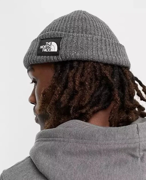 Шапка The North face Salty Dog Beanie Серая - изображение 2