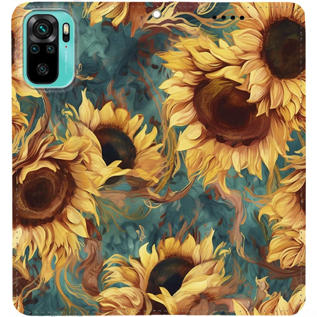 Чохол-книжка BoxFace для Xiaomi Poco M5s Соняшники (51307) - Фото 3 Чохол-книжка BoxFace для Xiaomi Poco M5s Соняшники (51307) - изображение 3