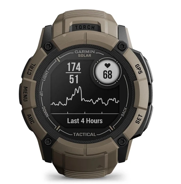 Смарт-годинник Garmin Instinct 2X Solar Tactical Coyote Tan (010-02805-64) - зображення 4