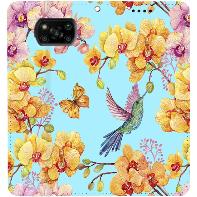 Чохол-книжка BoxFace для Xiaomi Poco X3 / X3 Pro Colibri in Orchids (51323) - Фото 3 Чохол-книжка BoxFace для Xiaomi Poco X3 / X3 Pro Colibri in Orchids (51323) - изображение 3