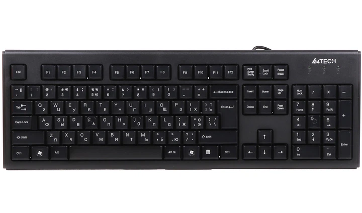 Комплект (клавиатура, мышь) A4Tech KR-8572 Black USB - изображение 4