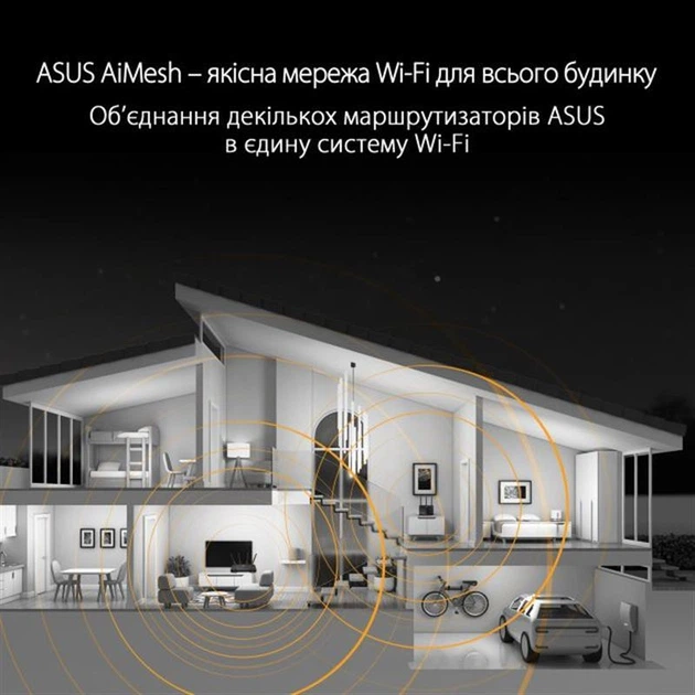 Бездротовий маршрутизатор Asus TUF Gaming AX3000 V2 (TUF-AX3000 V2) (90IG0790-MO3B00) - зображення 6