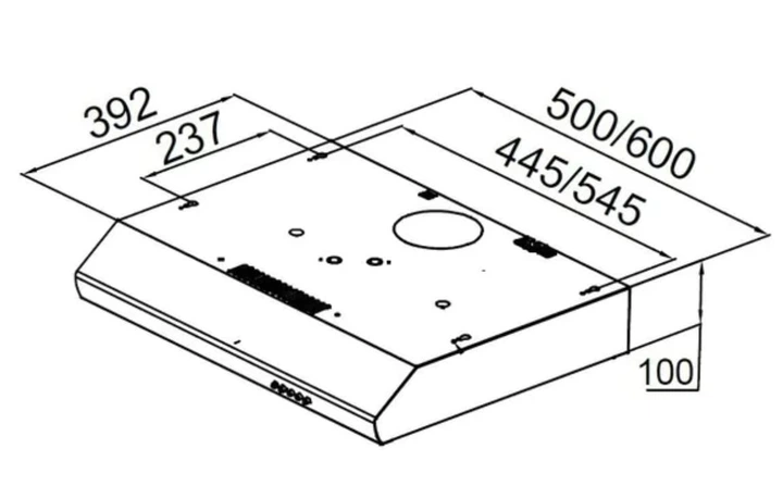 Вытяжка Pyramida UX 60 IX - изображение 10