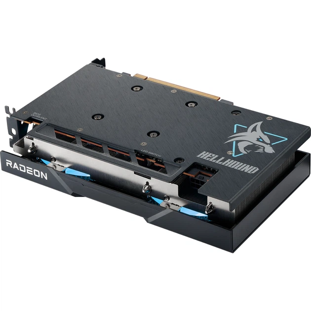 Відеокарта AMD Radeon RX 7600 8GB GDDR6 Hellhound PowerColor (RX 7600 8G-L/OC) - зображення 5