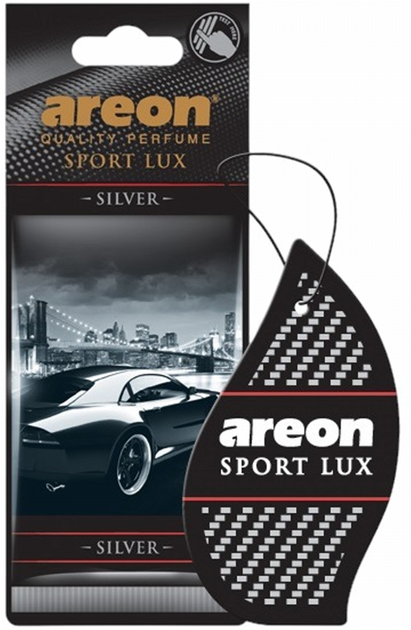 Odświeżacz do samochodu Areon Sport Lux Silver (3800034957984) - obraz 1