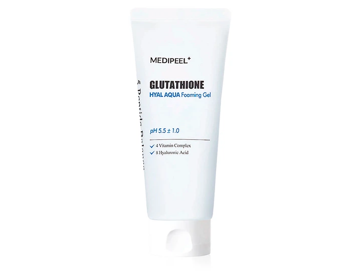 Увлажняющий гель-пенка для умывания лица MEDI-PEEL Glutathione Hyal Aqua Foaming Gel, 150мл (8809941820676)