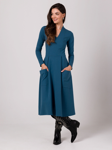 Сукня жіноча BeWear B266 M Синя (5905563717837) - зображення 1