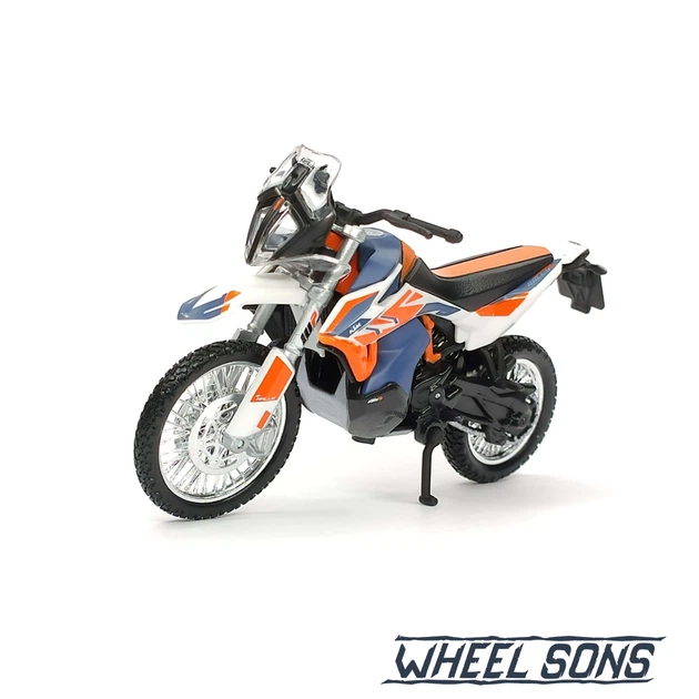 Модель мотоцикла KTM 790 Adventure R Rally 1:18 Bburago (B4703) - Фото 3 Модель мотоцикла KTM 790 Adventure R Rally 1:18 Bburago (B4703) - изображение 3