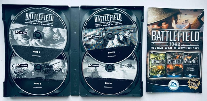 Battlefield 1942 World War II Anthology, Б/У, английская версия - диск для PC - изображение 2