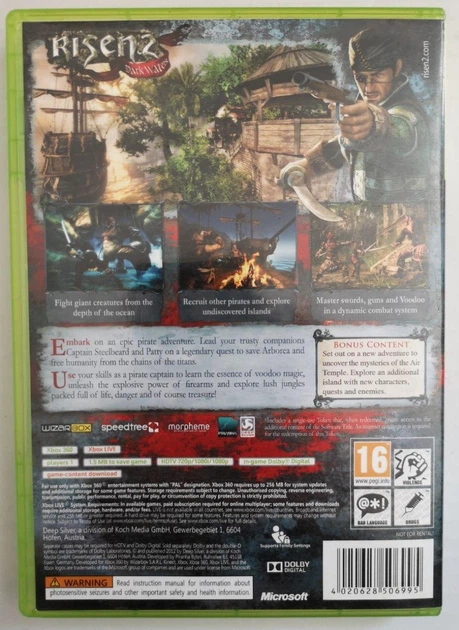 Risen 2: Dark Waters, Б/У, английская версия - диск XBOX 360 - изображение 2