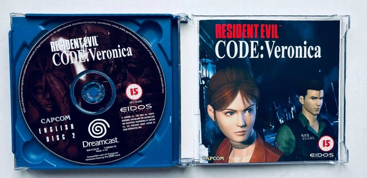Resident Evil Code Veronica, Б/У, английская версия - диск для SEGA Dreamcast - Фото 2 Resident Evil Code Veronica, Б/У, английская версия - диск для SEGA Dreamcast - изображение 2