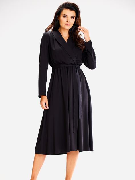 Сукня жіноча Awama A604 XL Чорна (5902360583207) - зображення 1