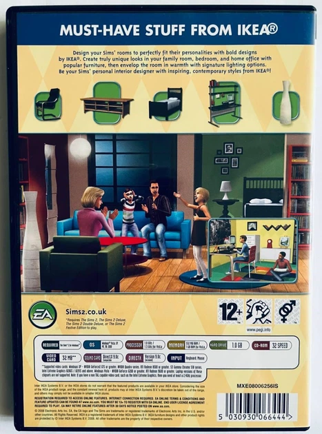 The Sims 2 IKEA Home Stuff, Б/У, английская версия - диск для PC - Фото 2 The Sims 2 IKEA Home Stuff, Б/У, английская версия - диск для PC - изображение 2