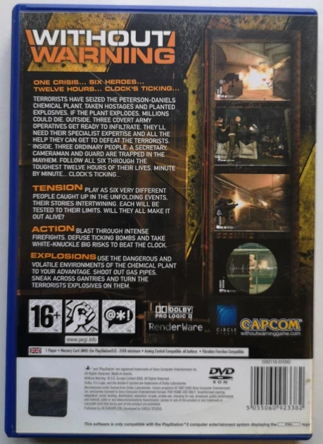 Without Warning, Б/У, английская версия - диск для Playstation 2 - изображение 3