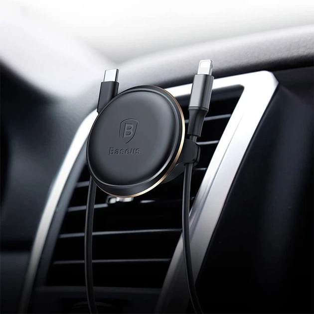 Холдер Baseus Magnetic Air Vent (SUGX-A01) Black - Фото 2 Холдер Baseus Magnetic Air Vent (SUGX-A01) Black - зображення 2