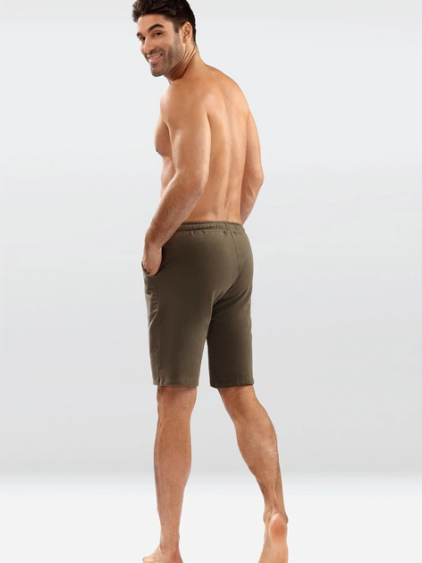 Шорти бавовняні чоловічі DKaren Sam XL Хакі (5903251463806) - зображення 4