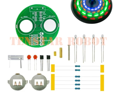 Комплект DIY у формі Гіроскоп світлодіодів для навчальної лабораторії 4-6 v - изображение 2