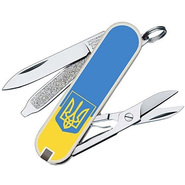 Складаний ніж Victorinox CLASSIC SD UKRAINE 0.6223.7_T0030r - зображення 1