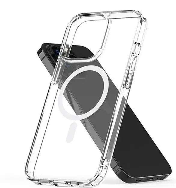 Чохол пластиковий TPU Space Case with MagSafe для Apple iPhone 15 Прозорий - Фото 1 Чохол пластиковий TPU Space Case with MagSafe для Apple iPhone 15 Прозорий - зображення 1