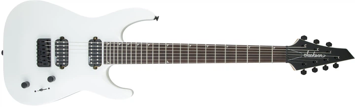 Электрогитара JACKSON JS32-7 DKA HT DINKY ARCH TOP AR SNOW WHITE - изображение 2