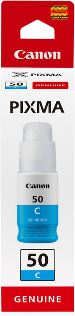 Tusz Canon GI-50C Cyan (4549292134179) - obraz 2