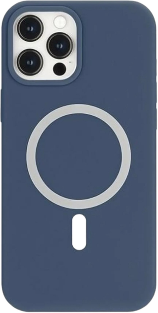 Панель Mercury MagSafe Silicone для Apple iPhone 12/12 Pro Navy (8809887880062) - зображення 1