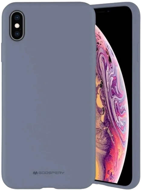 Etui Mercury Silicone do Apple iPhone 13 Lavender Gray (8809824768392) - obraz 1