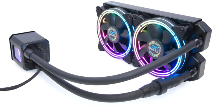 Система жидкостного охлаждения Alphacool Eisbaer Aurora 240mm ARGB (11728) - изображение 2