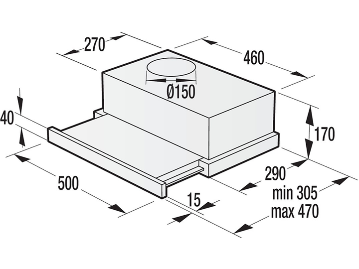 Кухонна витяжка Gorenje - BHP 523 E 10 X - зображення 2