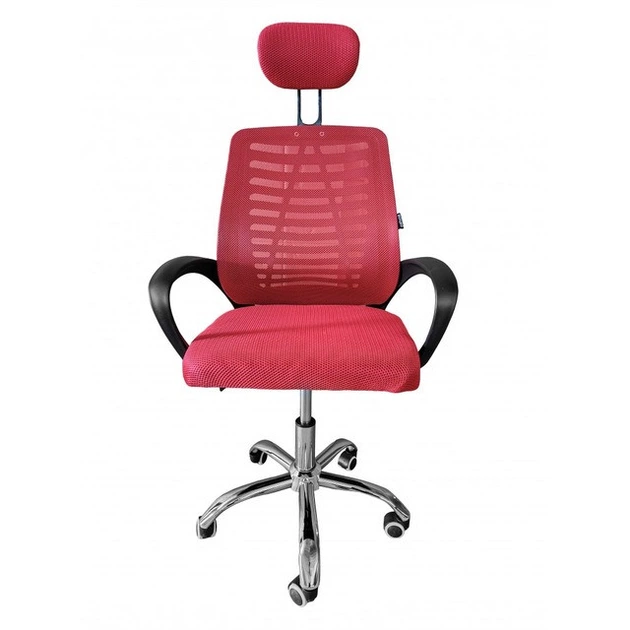 Крісло офісне Bonro B-6200 червоне (42400130) - Фото 2 Крісло офісне Bonro B-6200 червоне (42400130) - изображение 2