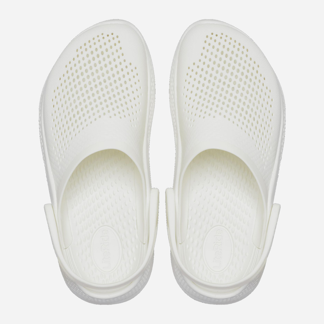 Чоловічі крокси Crocs Literide 360 Clog CR206708-AWAW 46-47 (M12) 30 см Білі (191448911314) - зображення 5