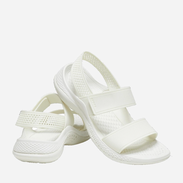 Жіночі сандалі Crocs Literide 360 Sandal W CR206711-ALWH 38-39 (W8) 24 см Білі (191448715394) - зображення 2