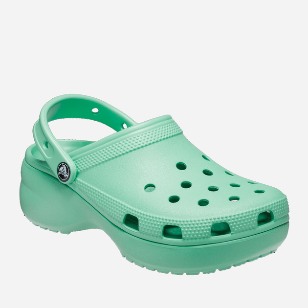 Chodaki damskie Crocs Classic Platform Clog W CR206750-JAST 41-42 (W10) 26 cm Miętowe (196265212729) - obraz 2