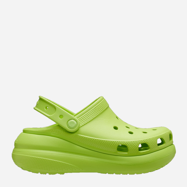 Жіночі крокси Crocs Classic Crush Clog CR207521-LMDE 39-40 (M7/W9) 25 см Зелені (196265219506) - зображення 1