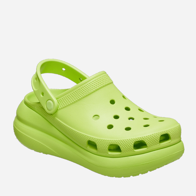 Chodaki damskie Crocs Classic Crush Clog CR207521-LMDE 34-35 (M3/W5) 21 cm Zielone (196265219469) - obraz 2