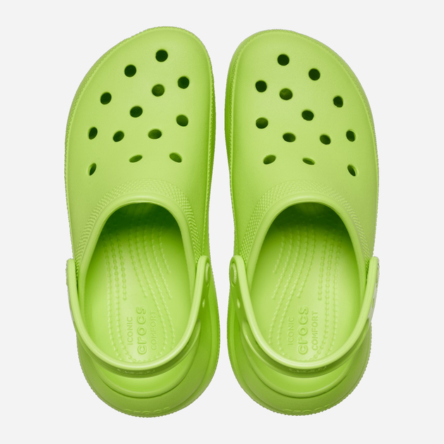 Жіночі крокси Crocs Classic Crush Clog CR207521-LMDE 39-40 (M7/W9) 25 см Зелені (196265219483) - зображення 5