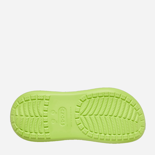 Жіночі крокси Crocs Classic Crush Clog CR207521-LMDE 41-42 Зелені (196265219490) - зображення 6