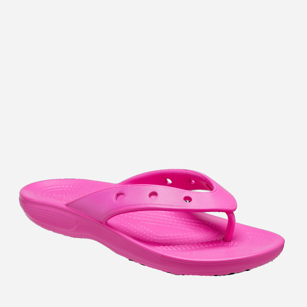 Klapki japonki damskie Crocs Classic Crocs Flip CR207713-JUIC 37-38 (M5/W7) 23 cm Różowe (196265223268) - obraz 2