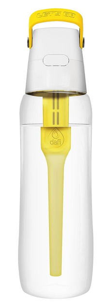 Пляшка для води Dafi Solid 700 мл з фільтруючим картриджем Жовта (5902884107781) - зображення 1