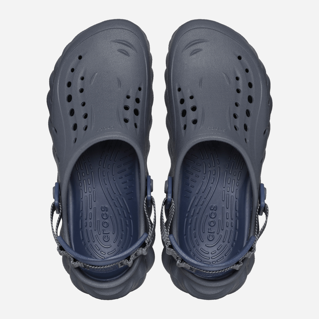 Chodaki męskie Crocs Echo Clog CR207937-STOR 39-40 (M7/W9) 25 cm Ciemnoszare (196265206629) - obraz 4