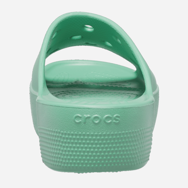 Klapki damskie Crocs Classic Platform Slide W CR208180-JAST 38-39 (W8) 24 cm Miętowe (196265242160) - obraz 3