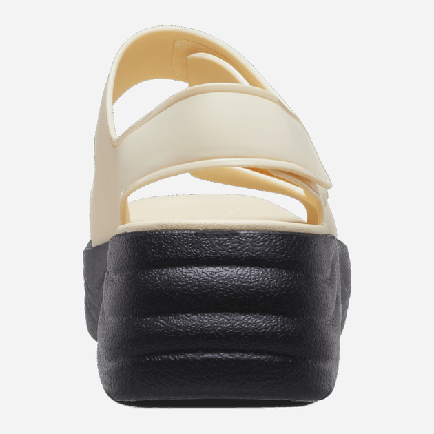 Sandały damskie na platformie Crocs Skyline Sandal W CR208183-VABK 39-40 (W9) 25 cm Biały/Czarny (196265320141) - obraz 3